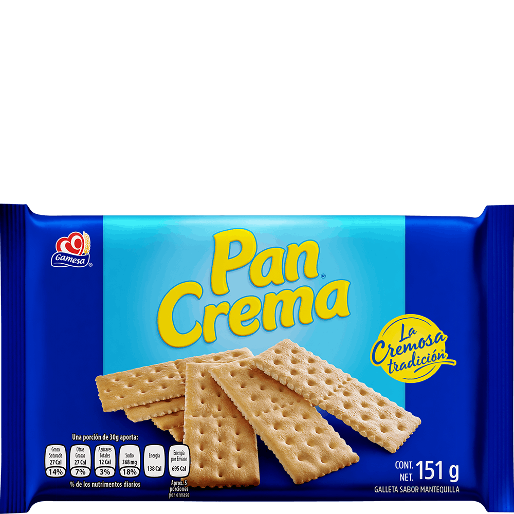 Galletas Pan Crema Gamesa 151 g oxxofit