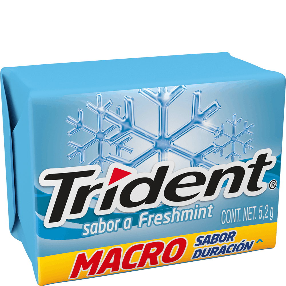 Chicles Trident Freshmint 4 Pz Oxxofit